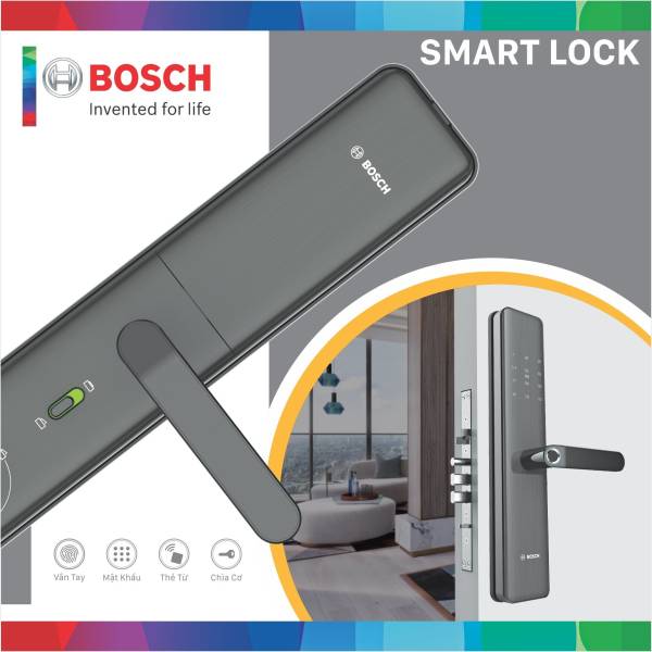 Khóa Cửa Vân Tay BOSCH ID 40P EU - Ảnh 3